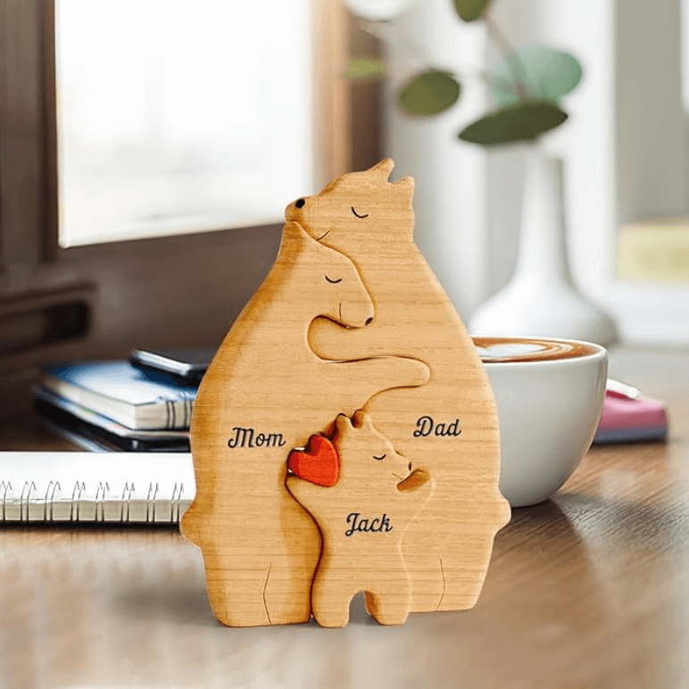 Bear Hugs™ - Wooden Family Puzzle