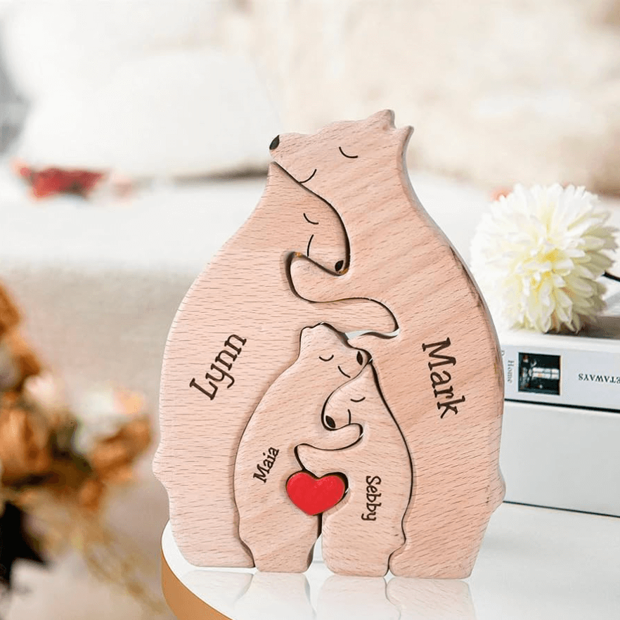 Bear Hugs™ - Wooden Family Puzzle