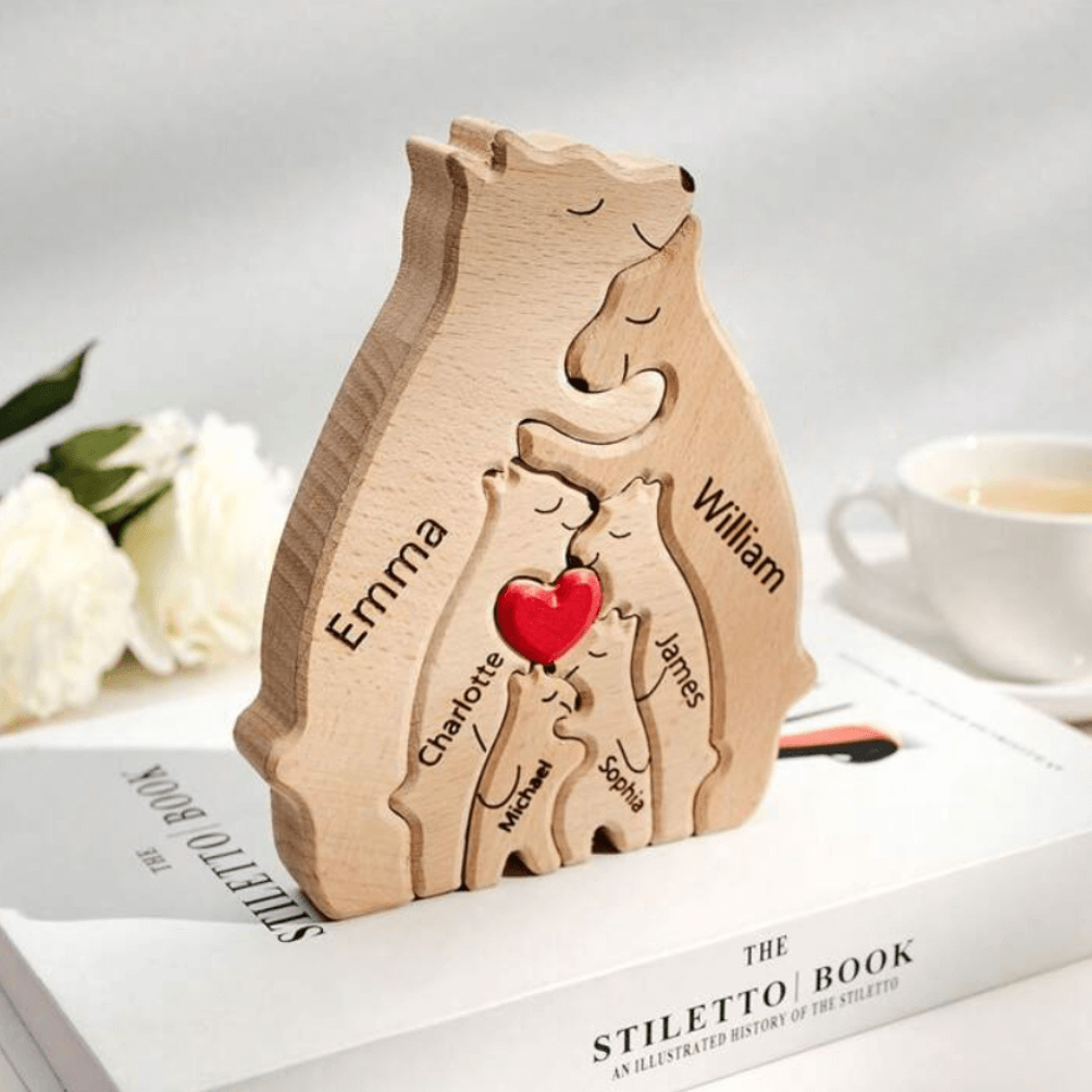 Bear Hugs™ - Wooden Family Puzzle